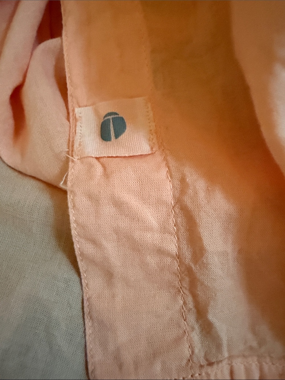 Grayson The Hero Button-Up Tissue-Cotton Button Down Shirt in Cantaloupe - Picture 7 of 9